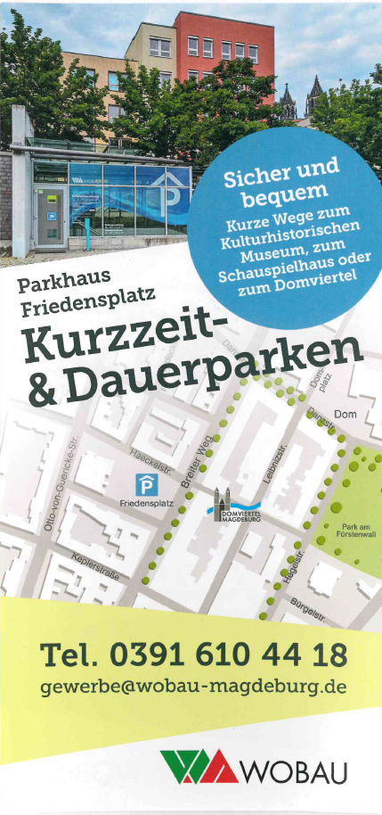 Stellplatz Parkhaus Friedensplatz