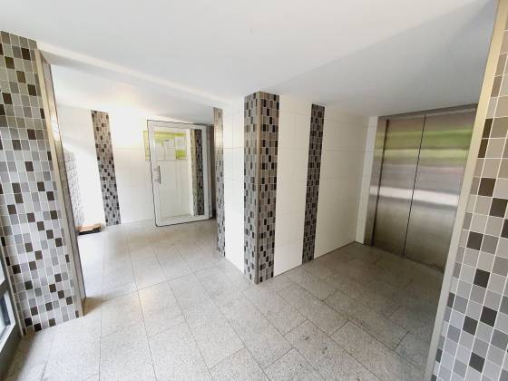 Eingang mit ebenerdigen Aufzug