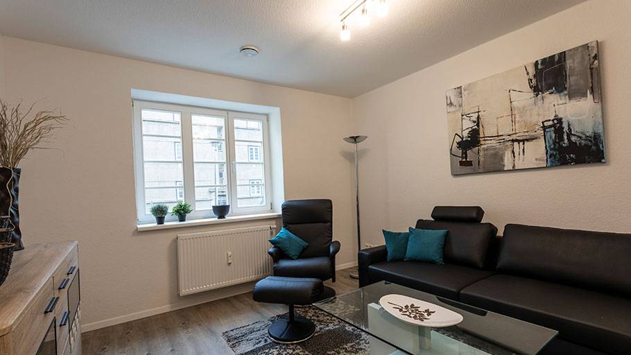Beimssiedlung Musterwohnung Wohnzimmer