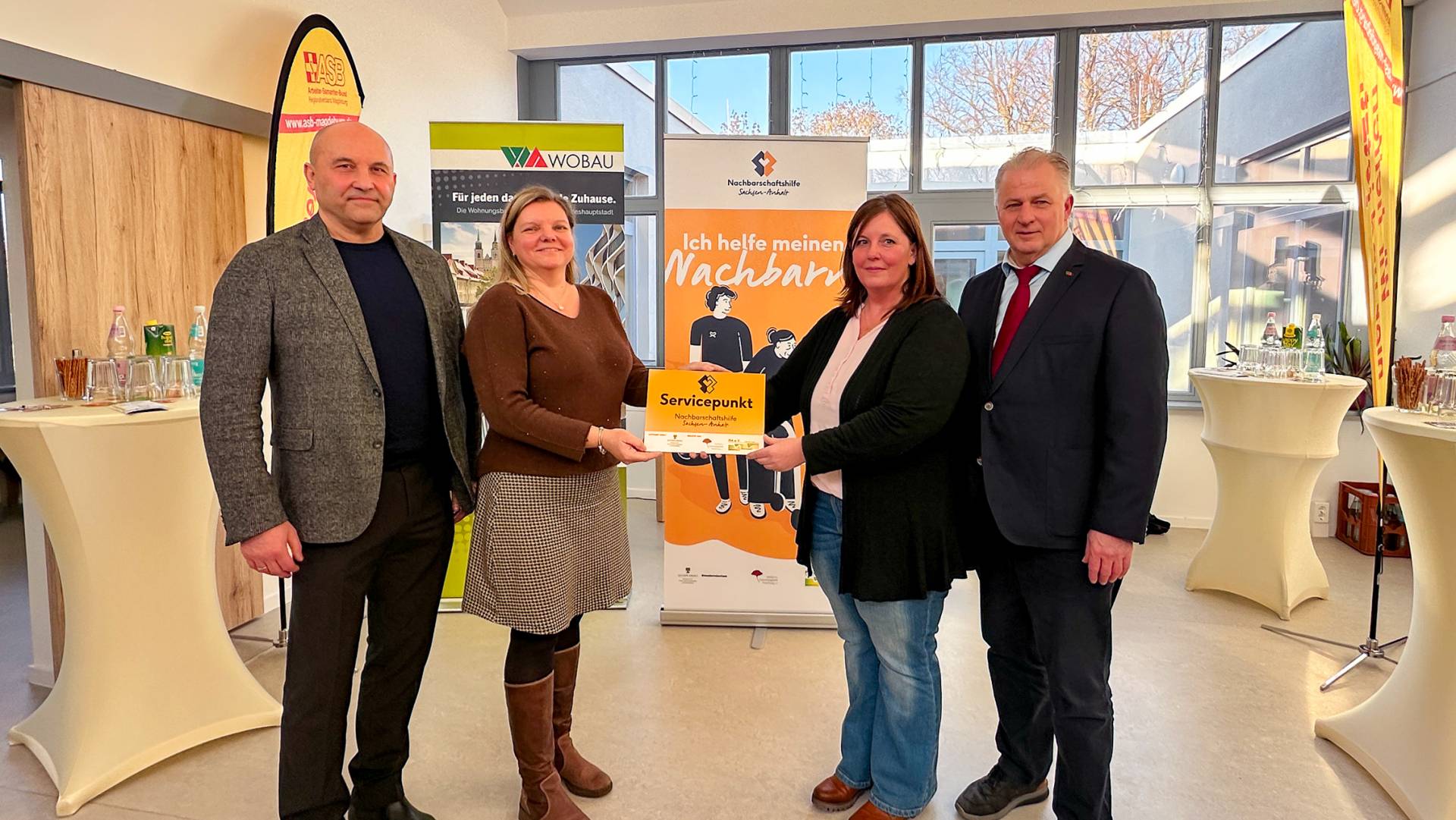 Servicepunkt Nachbarschaftshilfe startet in Magdeburg