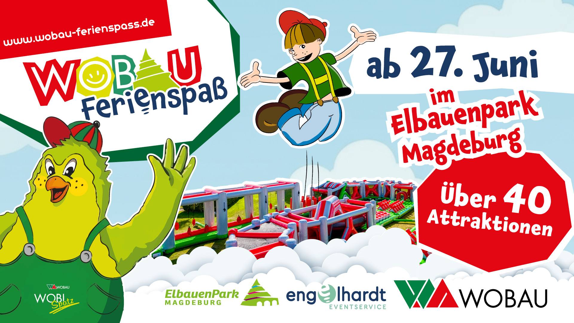 WOBAU-Ferienspaß 2026: Das große Ferienabenteuer im Elbauenpark Magdeburg