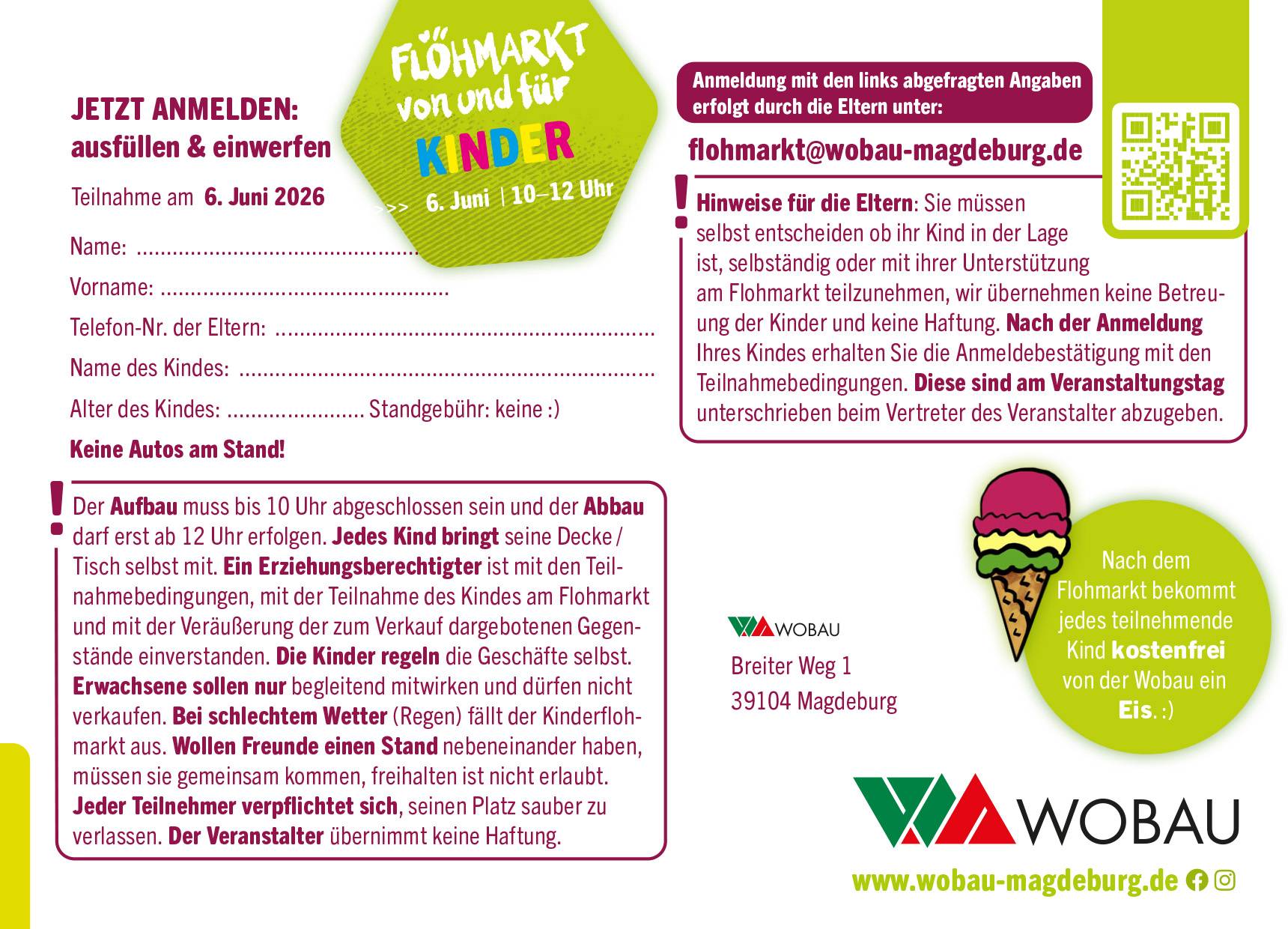 Teilnhame-Kinderflohmarkt-Wobau-Magdeburg