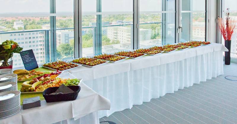 Catering im Katharinenturm der WOBAU